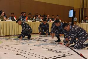 Tactical Floor Game The 4th MNEK 2023, TNI AL Dan 35 Negara Peserta Siap Laksanakan Sea Phase