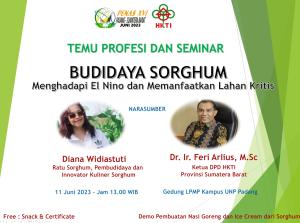 HKTI ( Himpunan Kerukunan Tani Indonesia) Edukasi Budidaya dan Pemanfaatan Sorghum