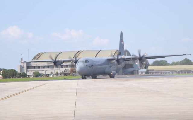 Tempuh Penerbangan 25 jam dari AS, Pesawat C-130J Super Hercules Mendarat Di Lanud Halim Perdanakusuma Jakarta
