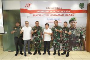 Kunjungan Silaturahmi Pangdam Jaya Ke Perusahaan Keramik Tangerang