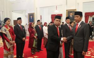 Presiden Jokowi Lantik Menkominfo, 5 Wamen dan 2 Wantimpres di Istana Negara