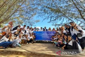 Dukung Penilaian Menuju Kota Sehat, PNM Baubau Gelar Bersih-bersih di Kawasan Wisata Kotamara