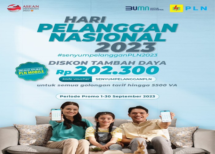 Spesial Hari Pelanggan Nasional, PLN Beri Diskon Tambah Daya Hanya Rp202.300