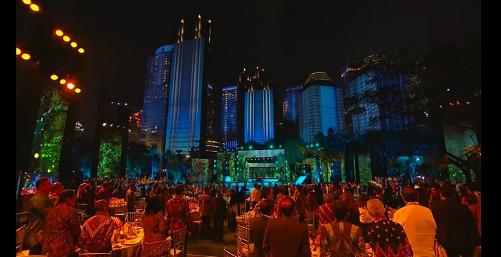 Tamu Negara KTT ke-43 ASEAN Disuguhkan Santap Malam dan Hiburan Terbaik