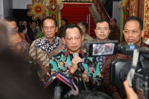 Kunker ke Bali, Mendagri Pimpin Rakor Forkopimda dan Saksikan Sertijab Pj Gubernur
