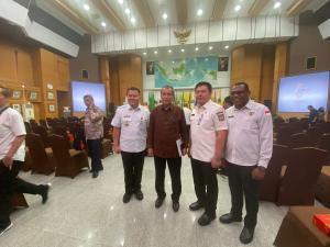 PJ Bupati Maybrat Hadiri Rapat Koordinasi Memperkuat Aparat Pengawasan Intern Pemerintah