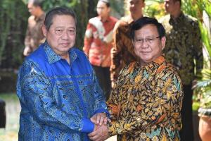 Mengaku Sudah Pensiun, SBY ke Prabowo: For You, Saya Siap Turun Gunung