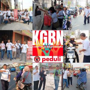 Giat kolaborasi DPC KGBN Kabupaten Bekasi dan PAC KGBN Cikarang Selatan Yang ke 8, Minggu Berbagi Kasih