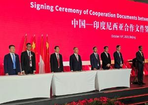 Presiden Joko Widodo Saksikan Kesepakatan Kerja Sama PLN dengan 9 Perusahaan di ICBF China 2023
