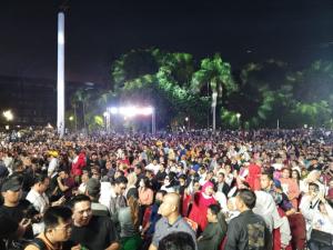 `Indonesia Memanggil Gibran`, Ribuan Warga Datangi Tugu Proklamasi
