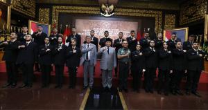 Menhan Prabowo Terima 22 Mahasiswa Palestina yang akan Kuliah dengan Beasiswa di Unhan RI