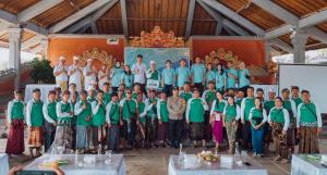 Wujudkan Program TSJL, PNM Salurkan Bantuan Sanitasi dan Penghijauan di Kampung Madani Bali