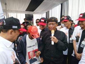 Temui Warga Bandung Raya, Mahfud Jabarkan Program Kesehatan 