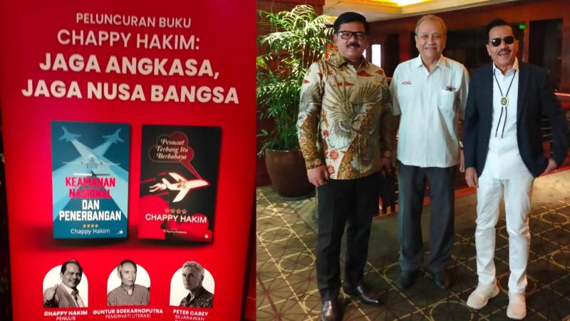 Sambut HUT ke-76, Marsekal Chappy Hakim Kembali Luncuran Buku "Jaga Angkasa" dan "Jaga Nusa Bangsa"