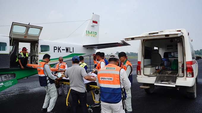 Tiga Pasien Korban Kecelakaan Kerja PT ITSS Dirujuk Ke Makassar