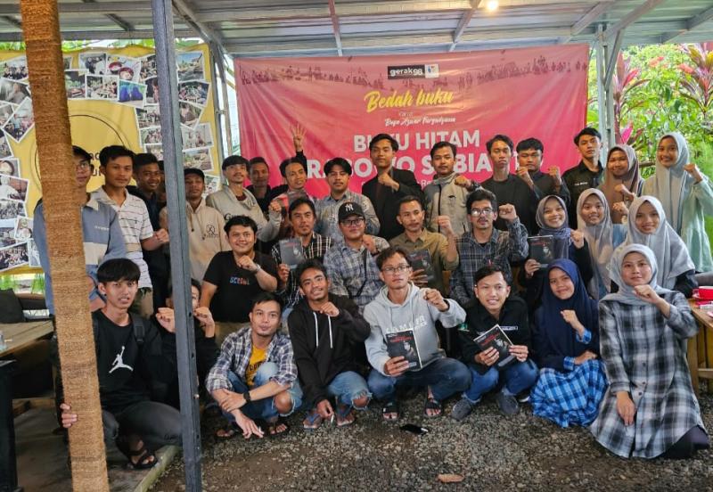 Aktivis Mahasiswa dan Demokrasi Adakan Bedah Buku Hitam Prabowo di Banjar, Jawa Barat