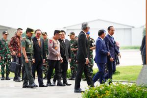 Panglima TNI Sambut Kedatangan Presiden RI Selesai Kunker Ke Tiga Negara ASEAN