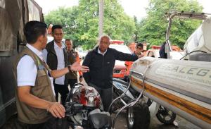 Deputi BNPB Cek Gudang Logistik BPBD Sumsel Terkait Penanganan Dampak Banjir