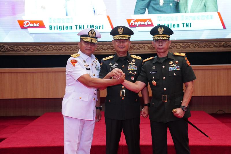 Kasum TNI Pimpin Sertijab Danpuspom dan Dandenma Mabes TNI
