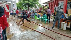 Banjir di Kabupaten Lampung Selatan Belum Surut, BPBD Siaga di Lokasi
