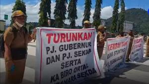 Ratusan ASN Demo Tuntut Pencopotan Pj Gubernur Papua dan Pj Sekda Papua