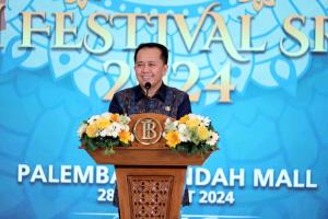 Pj Gubernur Agus Fatoni Buka Syariah Festival Sriwijaya 2024 BI Perwakilan Sumsel