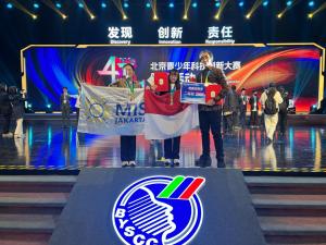 Tiga Siswa Mentari Intercultural School Jakarta Raih Juara Dalam Beijing Youth Science Creation Competition ke-43