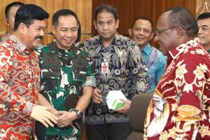 Panglima TNI Hadiri Rapat Koordinasi di Kemenkopolhukam Bahas Situasi di Papua dan Permasalahan Tanah di Sumsel