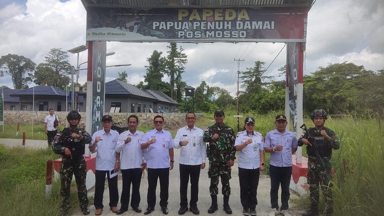Ke Perbatasan Papua, BNPP Pastikan Pembangunan Infrastruktur Berjalan