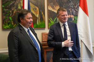 Pertemuan Menko Airlangga Meminta dengan Menteri Iklim, Lingkungan dan Energi Inggris