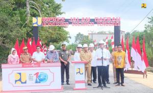 Presiden Jokowi Resmikan Inpres Jalan Daerah Sepanjang 165 km pada 15 Kabupaten/Kota di Sultra