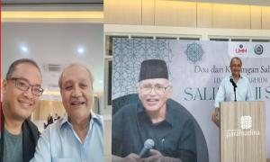 Di Acara Mengenang Tokoh Pers Nasional Prof Salim Haji Said, Pemred Asri Hadi Bertemu Bacalon Walkot Tangsel