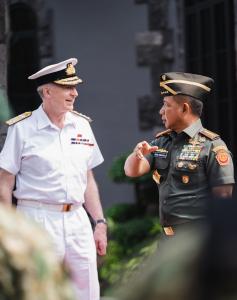 Panglima TNI Terima Kunjungan Kehormatan Chief Of Defence Staff Inggris