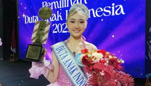 
                                       Vania Elizabeth Duta Anak Indonesia 2025, Siap Kampanyekan Stop Bulying