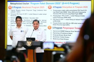
                                       Paket Ekonomi 2025: Strategi Pemerintah Dorong Pertumbuhan, Tingkatkan Investasi, dan Ciptakan Lapangan Kerja