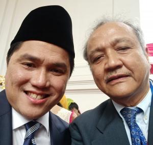 
                                       Erick Thohir Dilantik Jadi Menpora, Banjir Ucapkan Selamat dari Sejumlah Tokoh