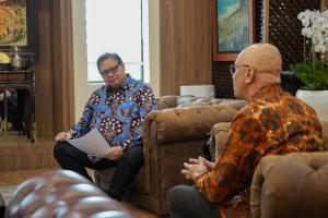 Bahas Perkembangan Penyelesaian IEU CEPA, Menko Perekonomian Terima Duta Besar RI Brussels