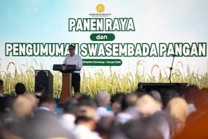 
                                       Mentan Andi Amran: Swasembada Pangan 2025 Bukti Kerja Nyata Kabinet Merah Putih