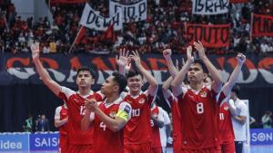 
                                       Indonesia Laju ke Final Piala Asia Futsal Usai Kalahkan Jepang 5-3
