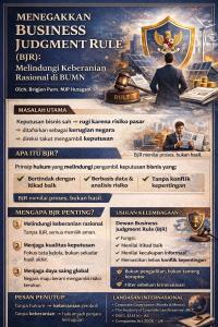 
                                       Menegakkan Business Judgment Rule: Melindungi Keberanian Rasional di BUMN