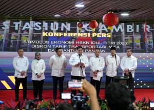 
                                       Optimalisasi Dampak Positif Lonjakan Mobilitas Masyarakat pada Momen Idulfitri 2026, Pemerintah Luncurkan Program Stimulus Ekonomi