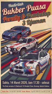 
                                       Bukber Pembalap dan Perally "3 Djaman" Digelar di The Balai Sarwono, Pererat Silaturahmi Tiga Generasi