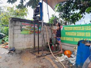
                                       Program TMMD Kodim 0508/Depok Bangun Lima Sumur Bor, Tiga Lokasi Rampung 100 Persen
