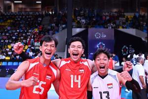 
                                       Timnas Voli Putra Indonesia Cetak Sejarah, Juara AVC Men`s Cup 2026        