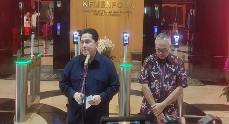 Menpora Erick Thohir Sebut Anggaran Pelatnas Asian Games 2026 Naik Jadi Rp222 Miliar       