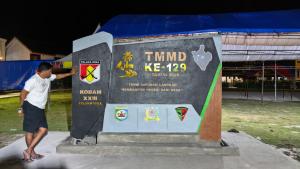 
                                       Gapura TMMD Ke-129 Jadi Ikon Baru di Kepulauan Umbele