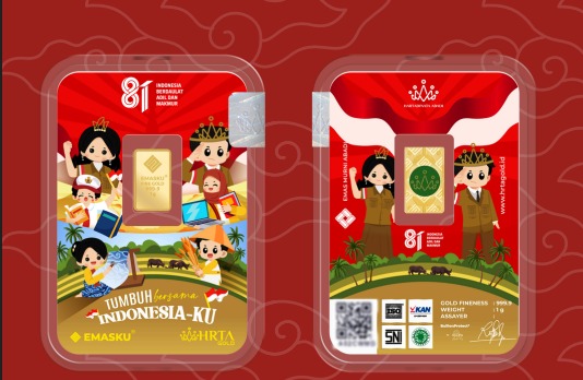 Sambut HUT RI Ke-81, HRTA Gold Hadirkan Emas Tematik Khusus Kemerdekaan 