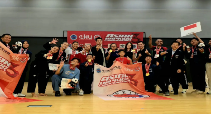 Tim Hapkido Indonesia Raih 12 Medali, 4 Emas di Asian Championships