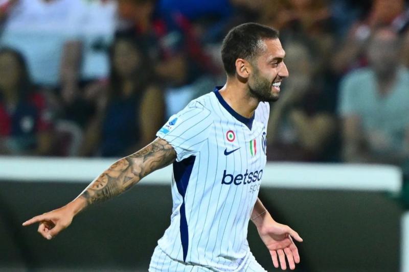 Inter Milan Menang 1-0 Lawan Cagliari Berkat Gol Cepat Hakan Calhanoglu           