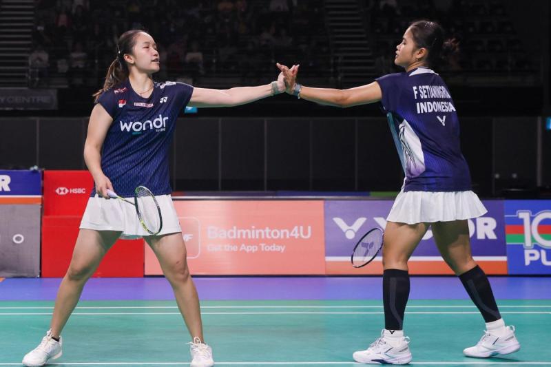 Bungkam Pasangan Taiwan Shan/Lin, Rachel/Febi Bawa Indonesia Unggul 2-0       
